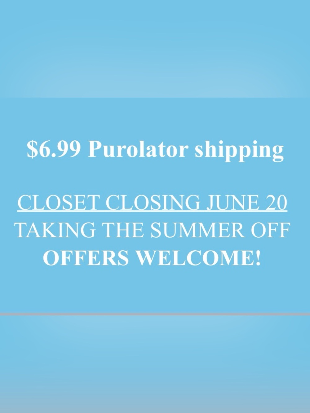 FINAL WEEK + $7 Shipping